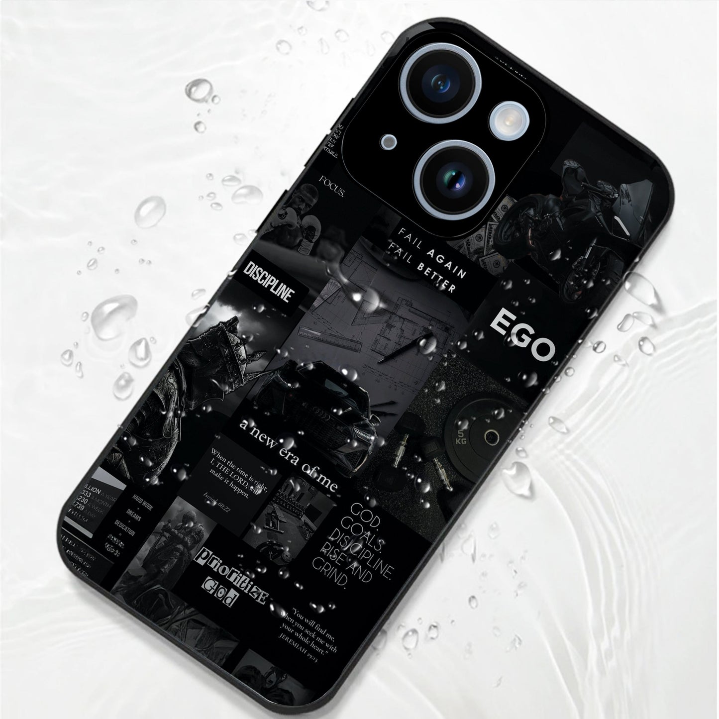 iPhone 14 Premium Acrylic Shockproof Glass Back Case (New Era)