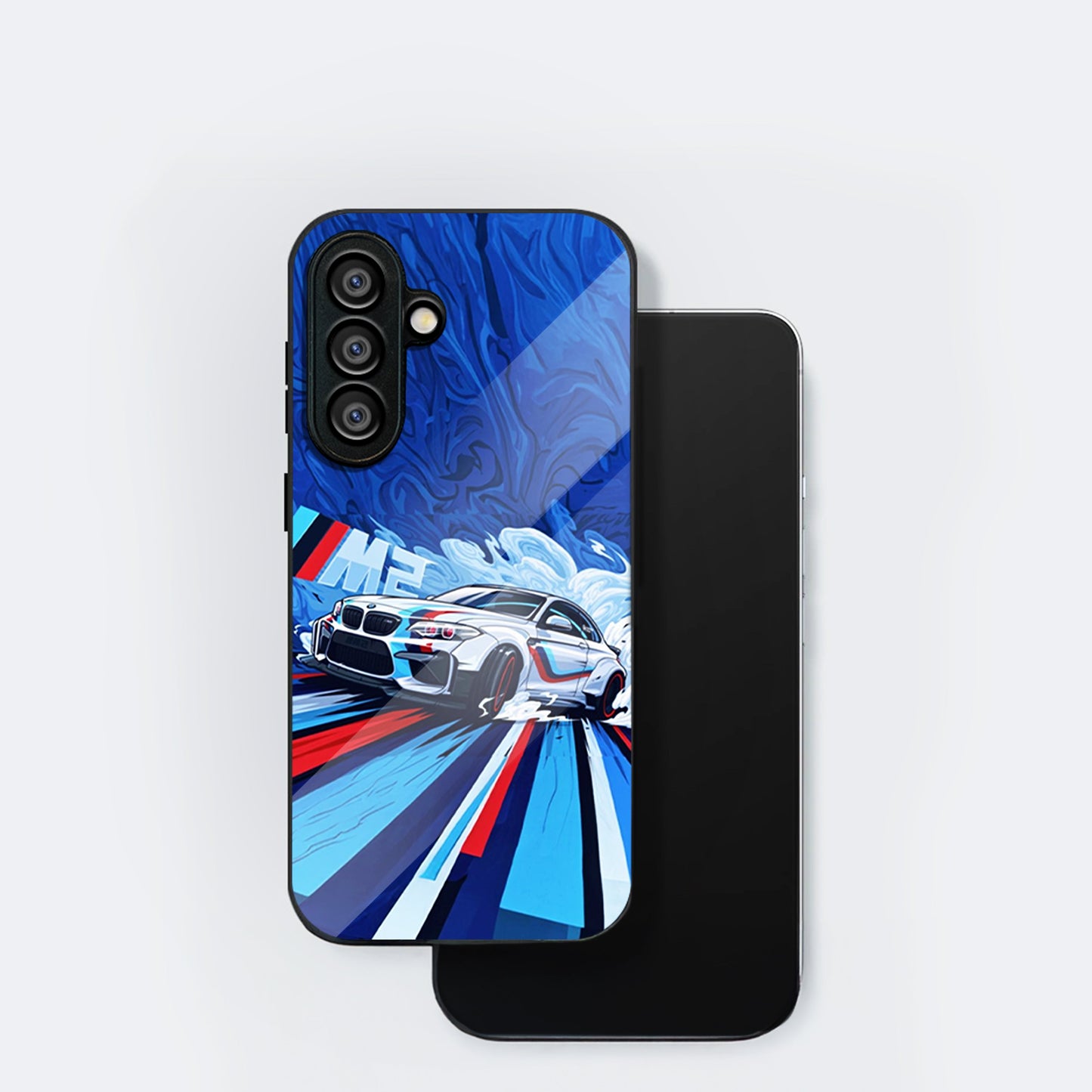 Samsung Galaxy A36 Premium Acrylic Shockproof Glass Back Case (BMW M2)