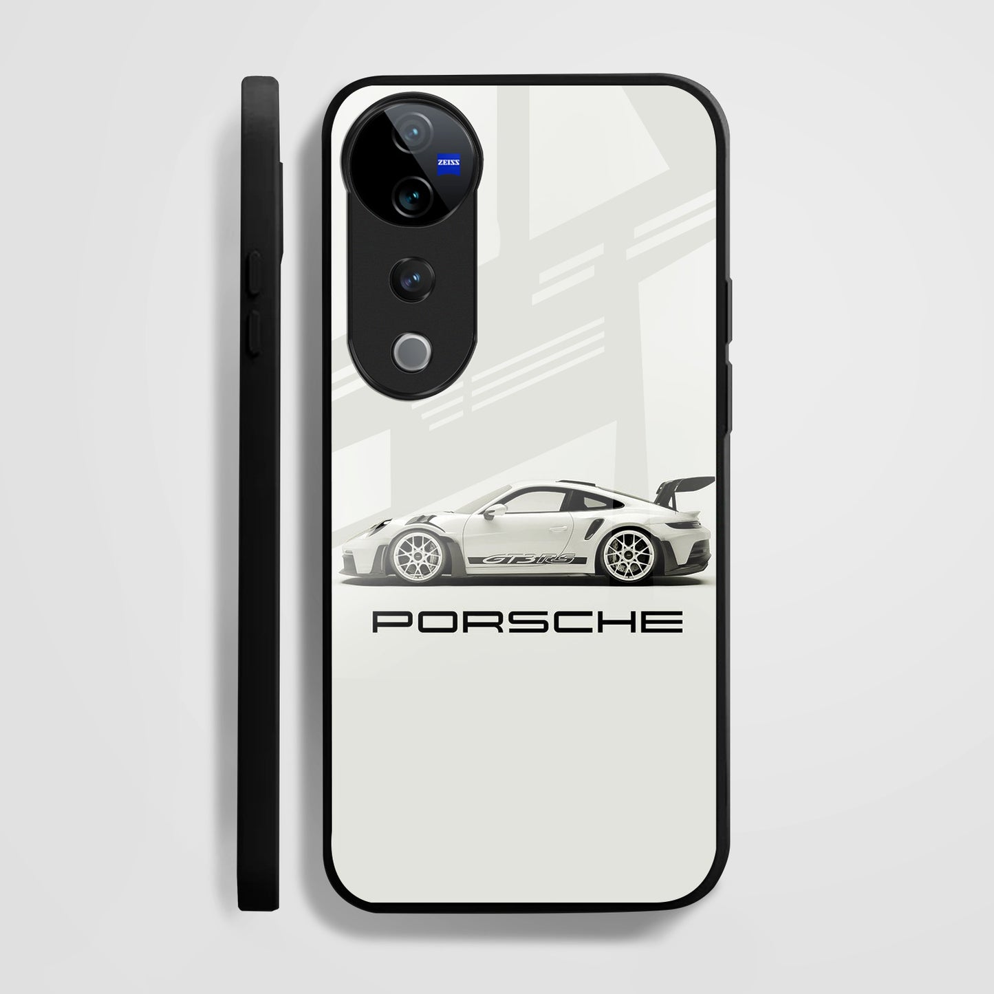 Vivo V40 Pro 5G Premium Acrylic Shockproof Glass Back Case (Drive Porsche)