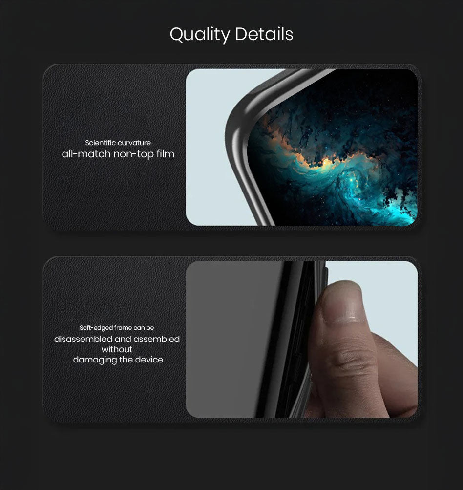 Oppo Reno 14 5G Premium Acrylic Shockproof Glass Back Case (Stellar)