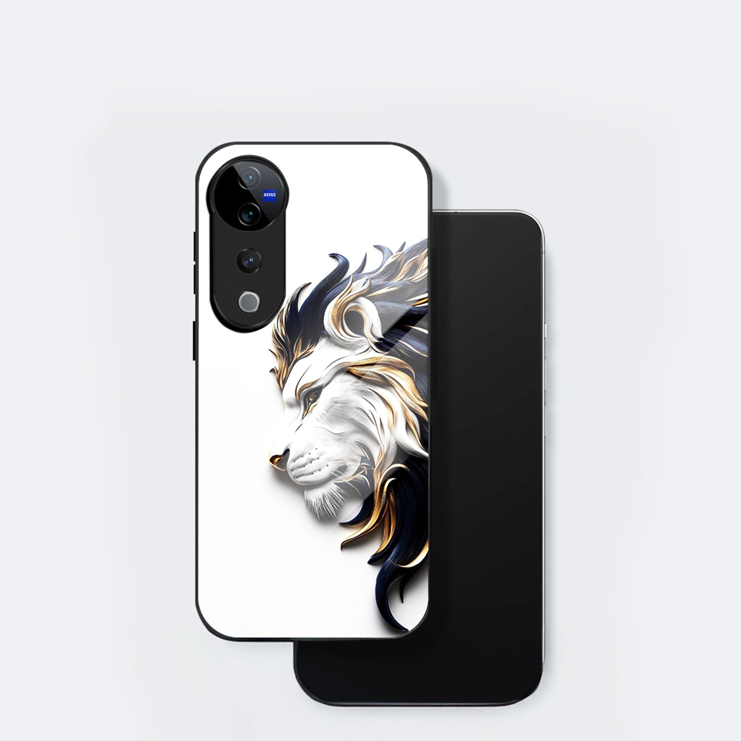 Vivo V40 Pro 5G Premium Acrylic Shockproof Glass Back Case (King’s Flow)