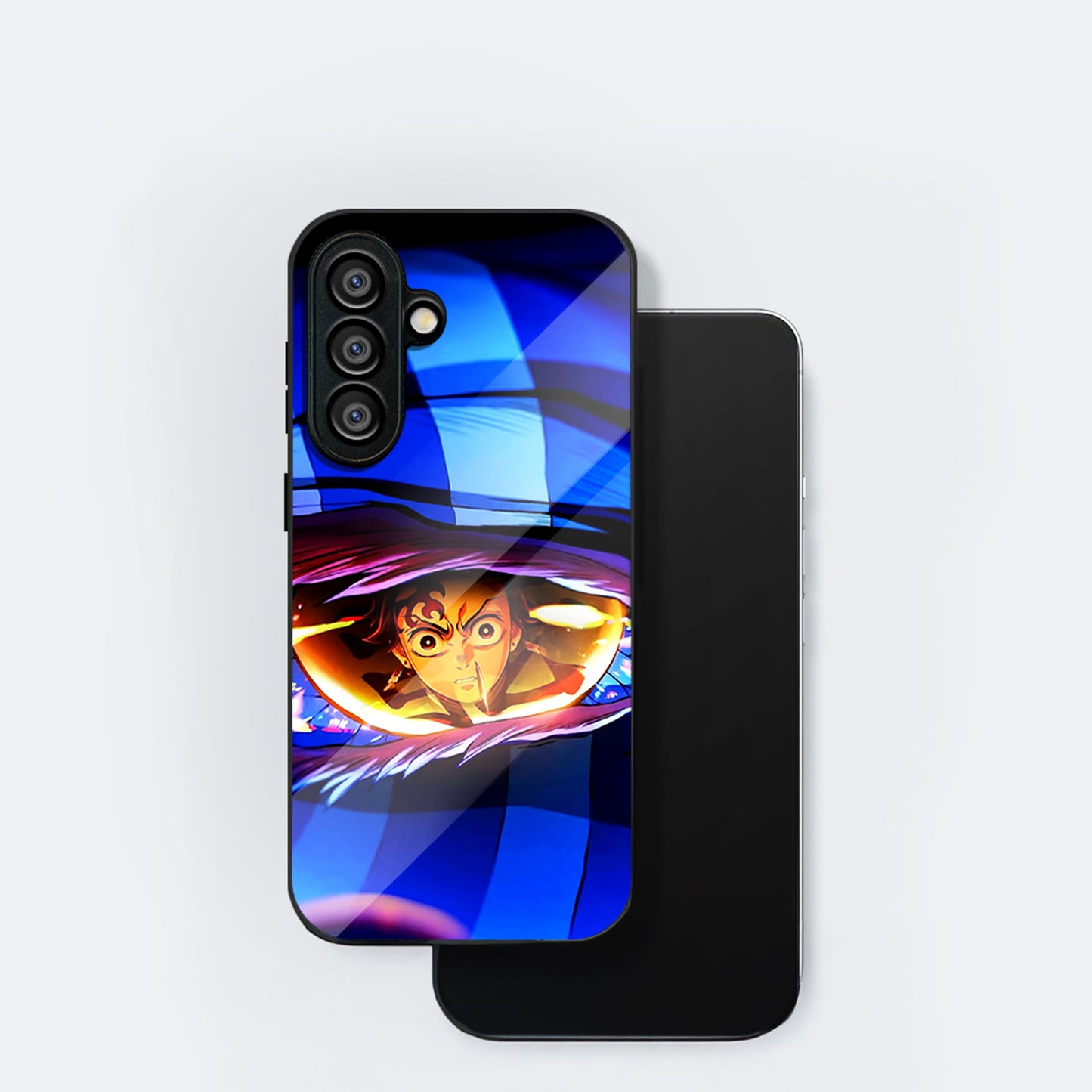 Samsung Galaxy A36 Premium Acrylic Shockproof Glass Back Case (Epic Battle)