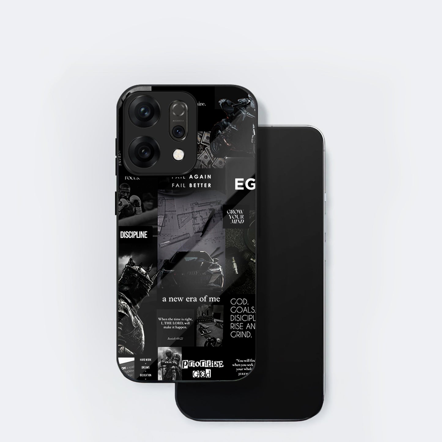 Oppo Reno 14 5G Premium Acrylic Shockproof Glass Back Case (New Era)