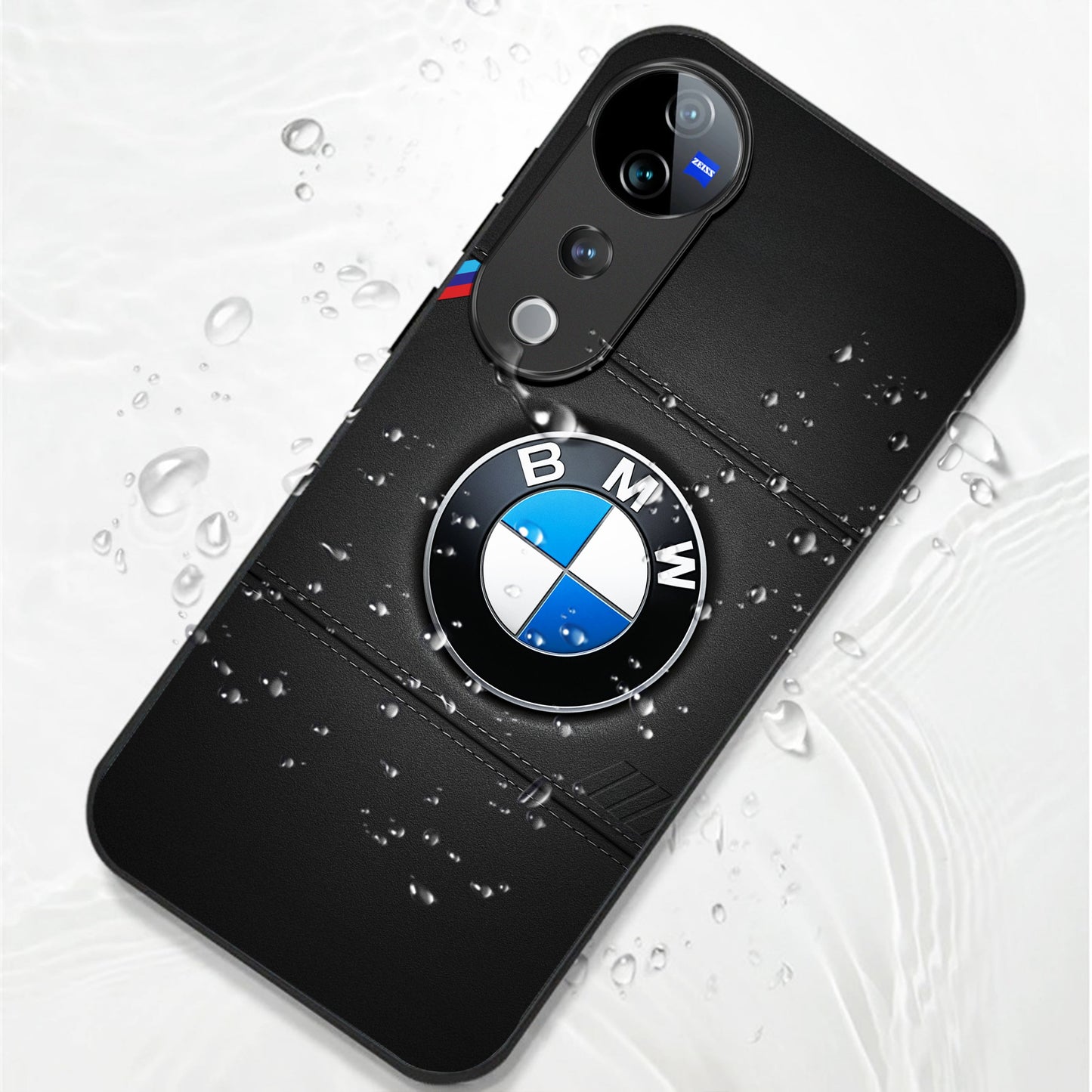 Vivo V40 Pro 5G Premium Acrylic Shockproof Glass Back Case (BMW LOGO)