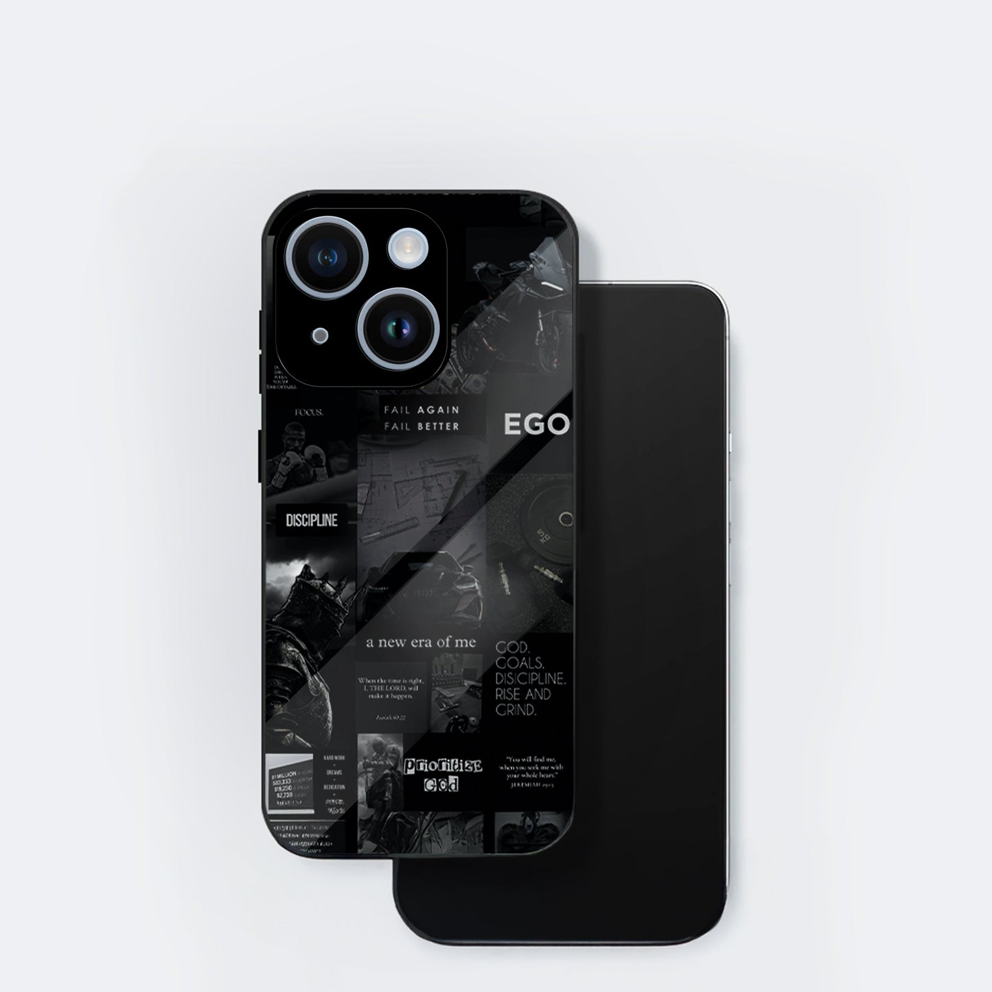iPhone 14 Premium Acrylic Shockproof Glass Back Case (New Era)