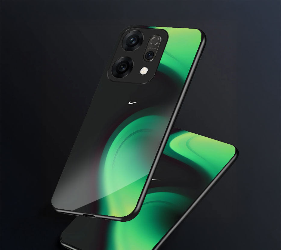 Oppo Reno 14 5G Premium Acrylic Shockproof Glass Back Case (Velocity)
