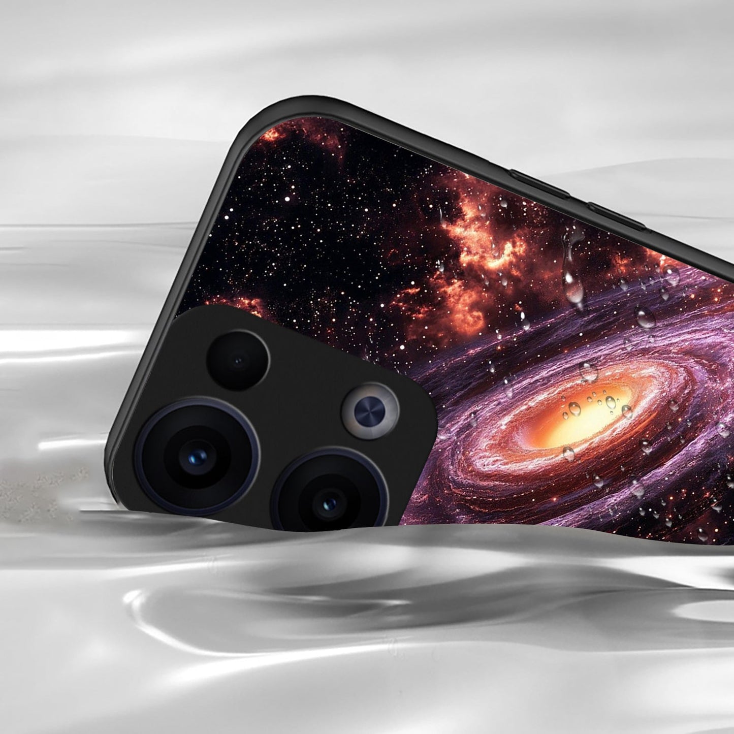 Oppo Reno 13 5G Premium Acrylic Shockproof Glass Back Case (Orbit Shield)