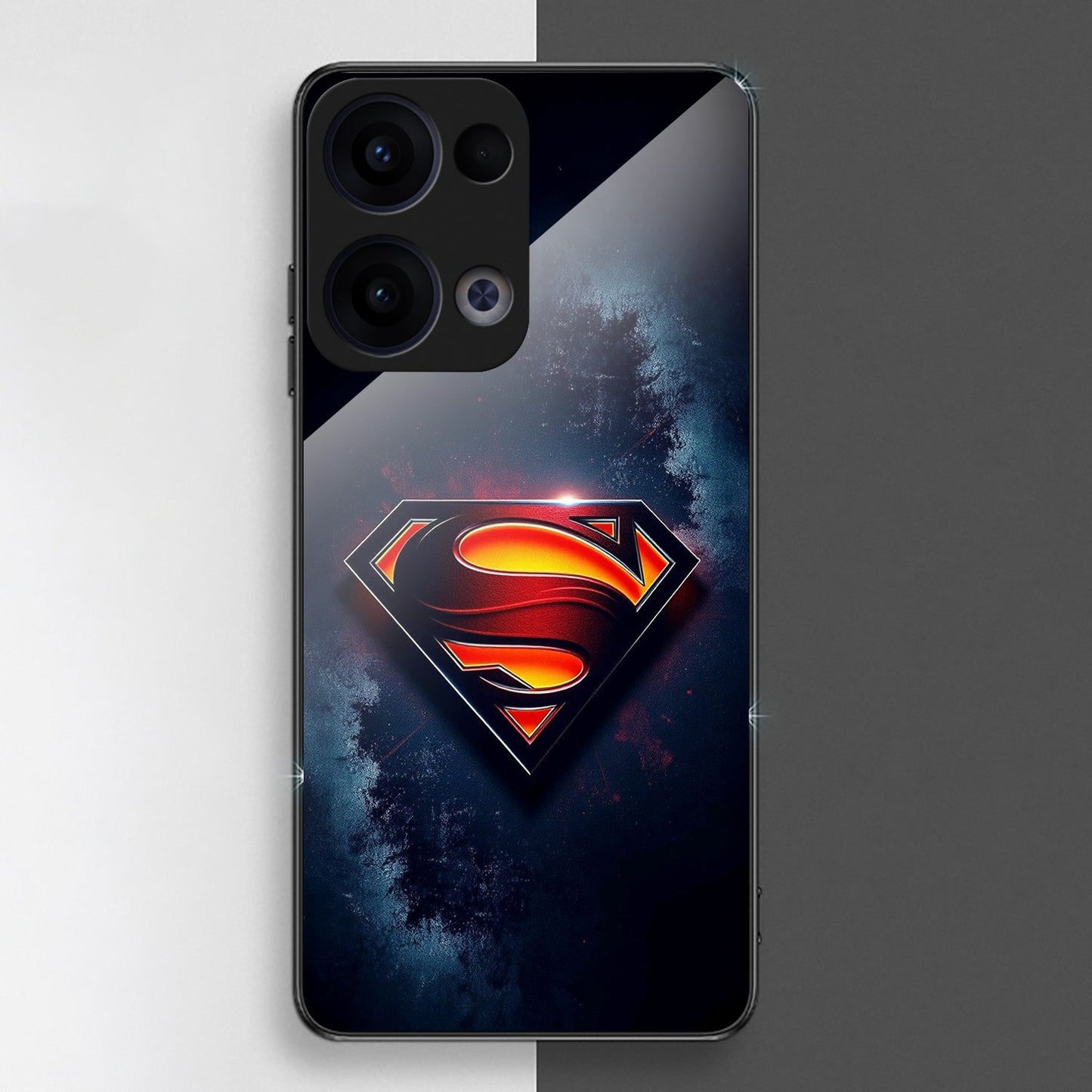Oppo Reno 13 5G Premium Acrylic Shockproof Glass Back Case (Hero Guard)