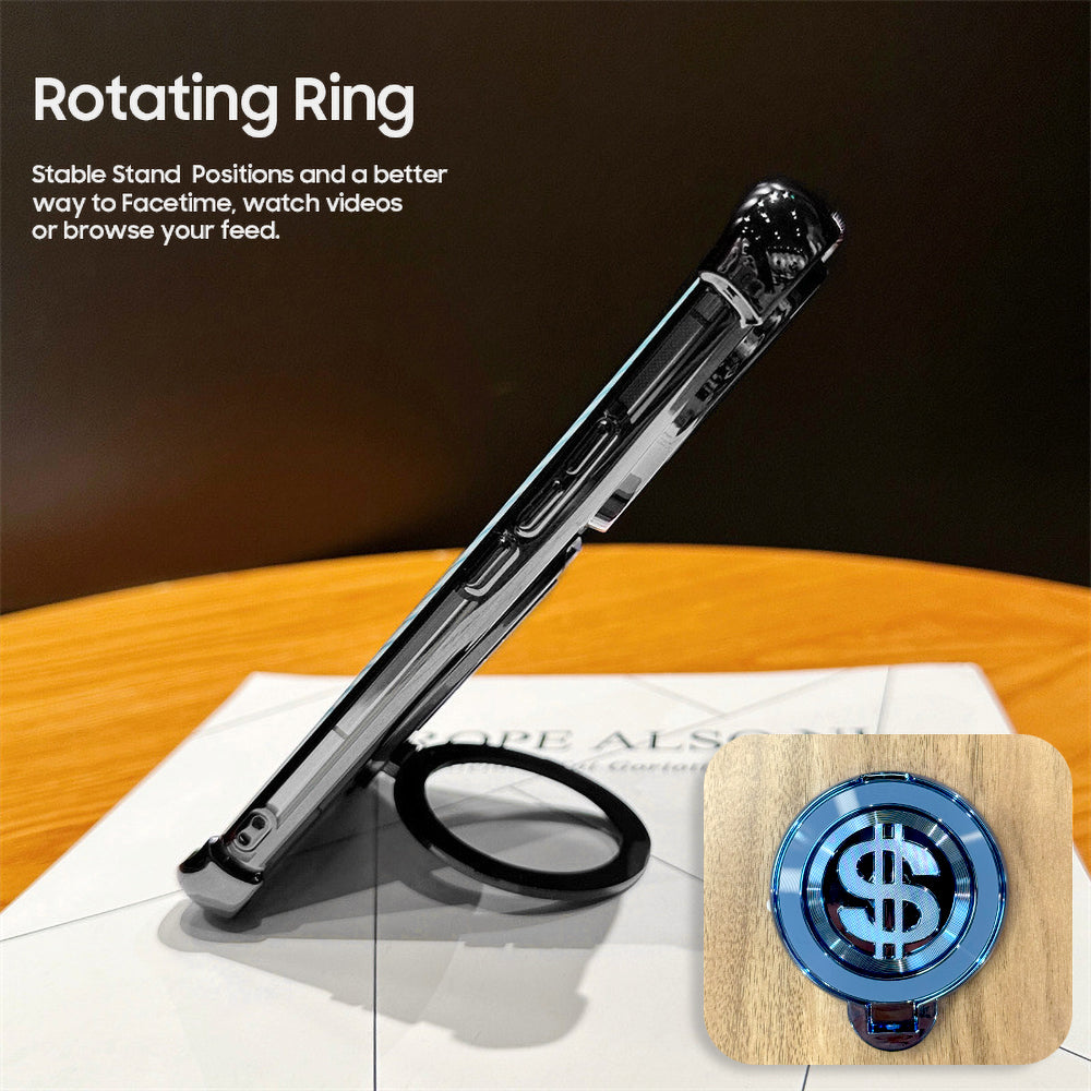 Vivo V50 5G Four Corner Airbags 100% Original Astro Money Magnet Rotating Dollar Case