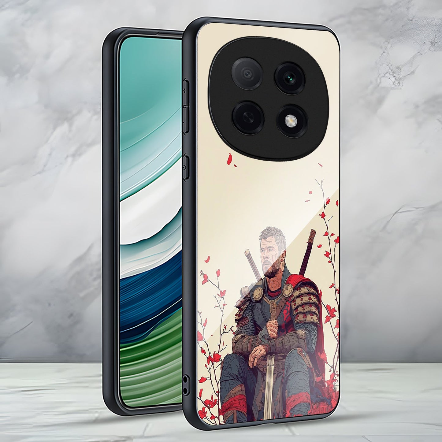 OPPO F29 Pro 5G Premium Acrylic Shockproof Glass Back Case (Warrior’s Rest)
