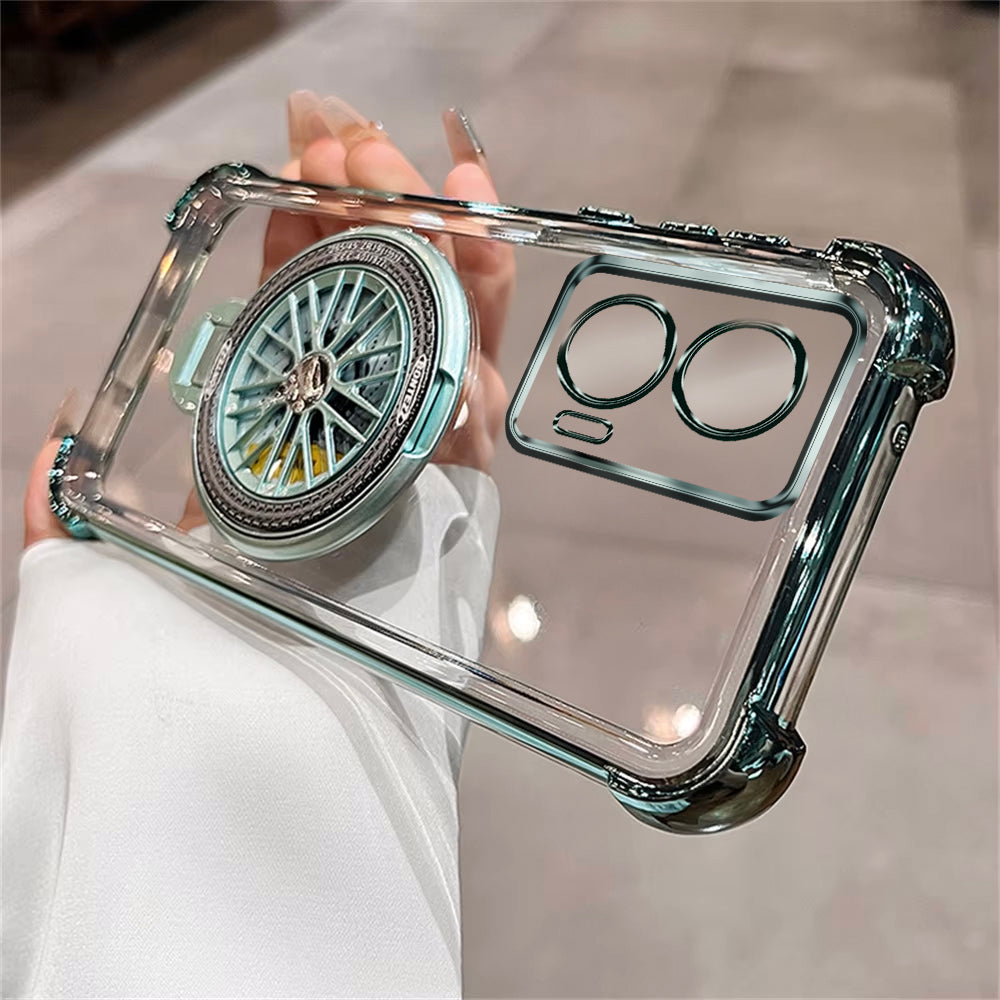 Motorola Edge 50 Fusion 5G Premium Stress Buster Wheel Rotating Shockproof Airbags Case