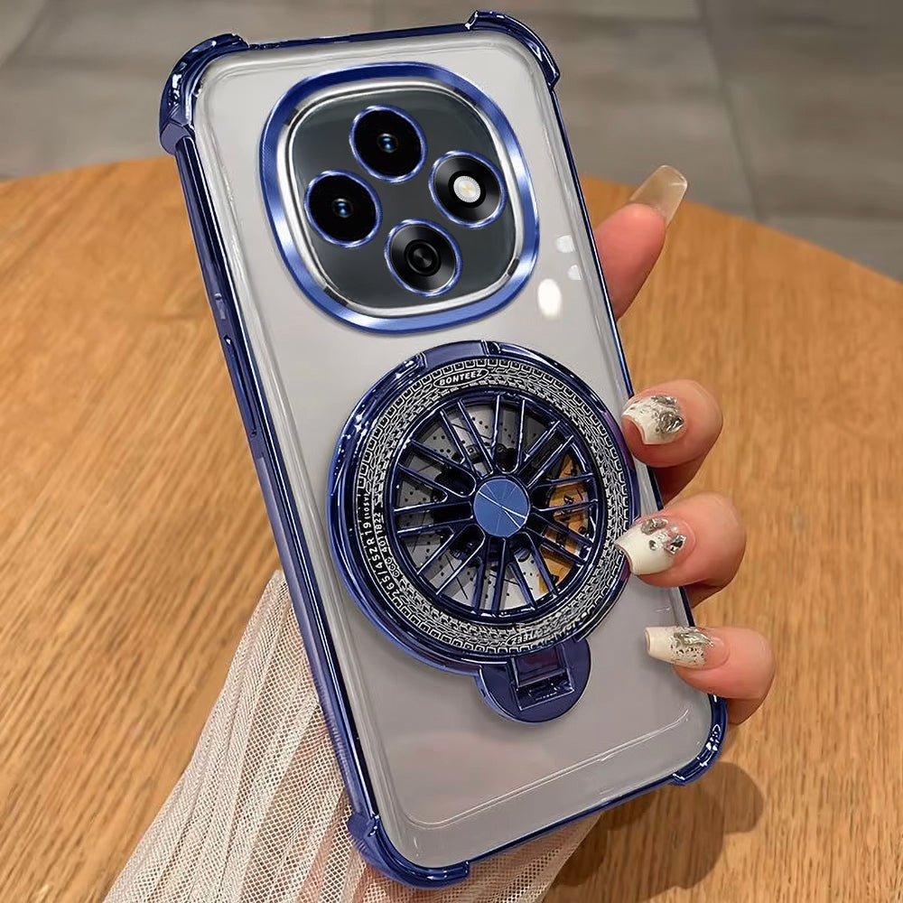 Oppo F31 Pro Premium Stress Buster Wheel Rotating Shockproof Airbags Case