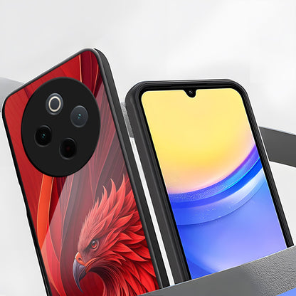 Vivo T4 5G Premium Acrylic Shockproof Glass Back Case (Flameborn)