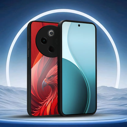 Vivo T4 5G Premium Acrylic Shockproof Glass Back Case (Flameborn)