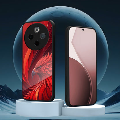 Vivo T4 5G Premium Acrylic Shockproof Glass Back Case (Flameborn)