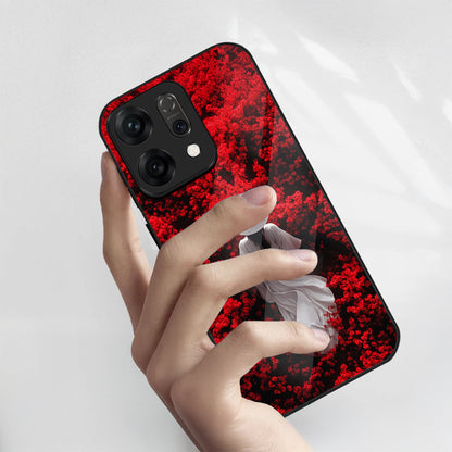 Oppo Reno 14 Printed Glass Back Case