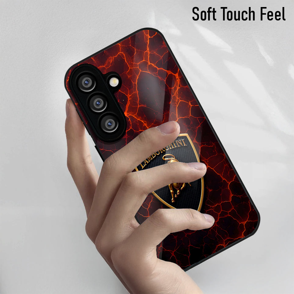 Samsung Galaxy A56 Premium Acrylic Shockproof Glass Back Case (SpeedFlare)
