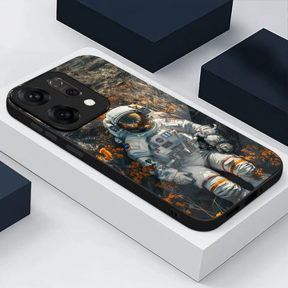 Oppo Reno 14 5G Premium Acrylic Shockproof Glass Back Case (Astro Rest)
