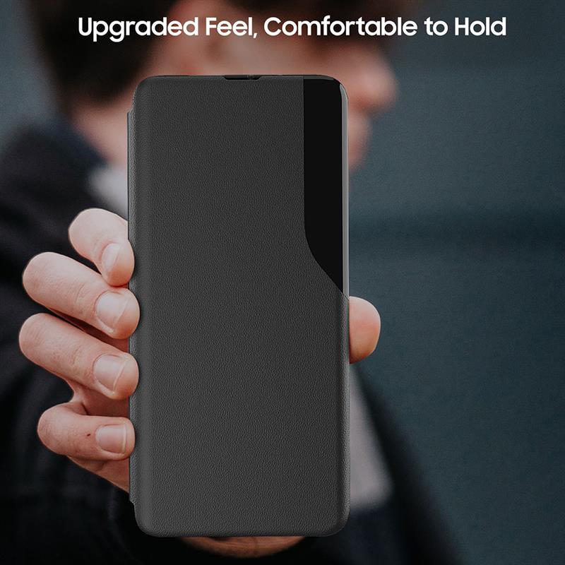 Vivo Y200e 5G Luxury Half Window Leather Flip Case