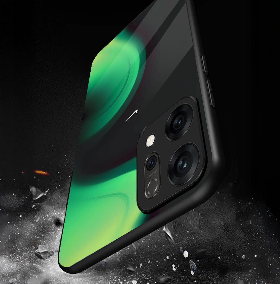 Oppo Reno 14 5G Premium Acrylic Shockproof Glass Back Case (Velocity)