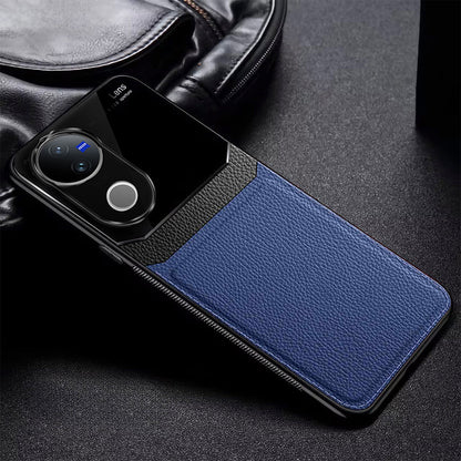 VIVO V50 5G Premium Leather Lens Protective Case