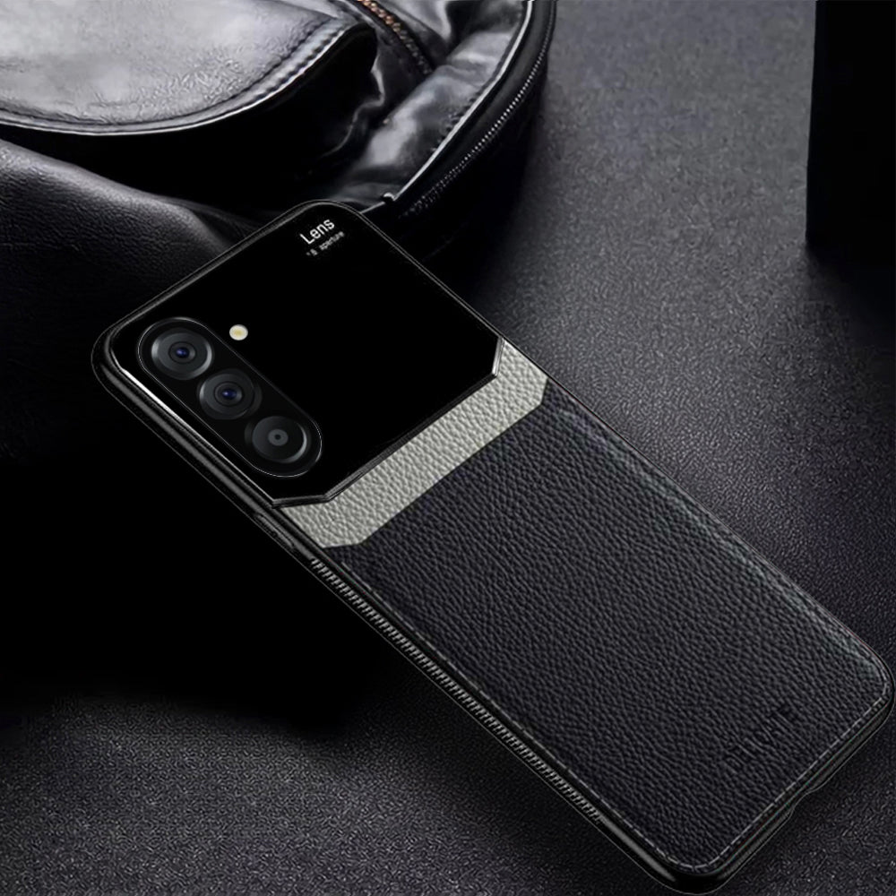 Samsung Galaxy A36 5G Premium Leather Lens Protective Case