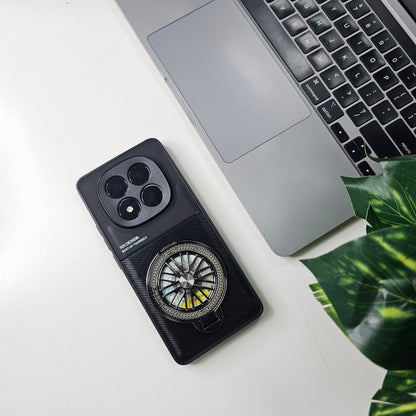 Redmi Note 14 Pro+ 5G Best Selling Stress Buster Wheel Hybrid Scratch Resistant Back Case