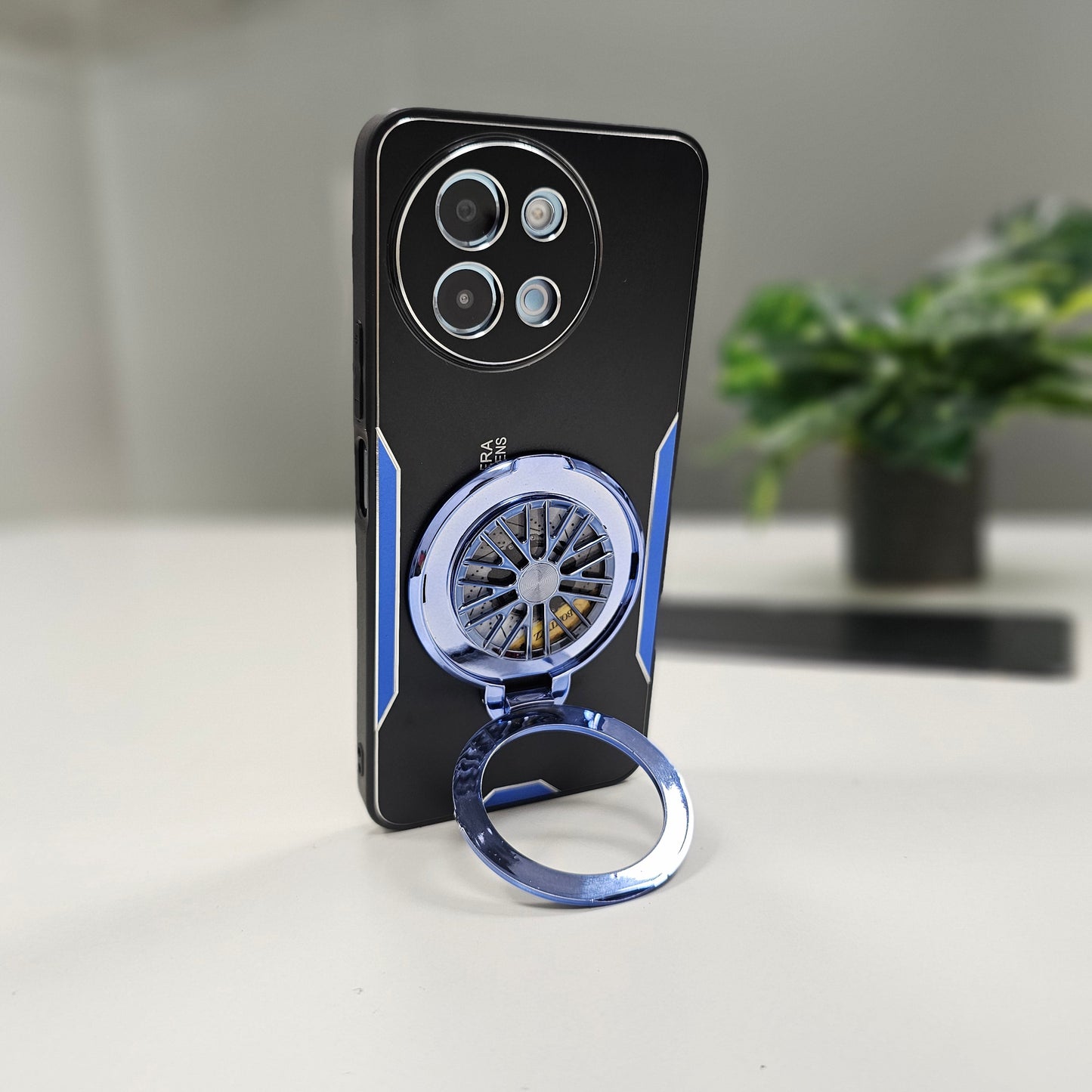 Vivo Y58 5G Best Selling Stress Buster Aluminium Wheel Metal Scratch Resistant Back Case