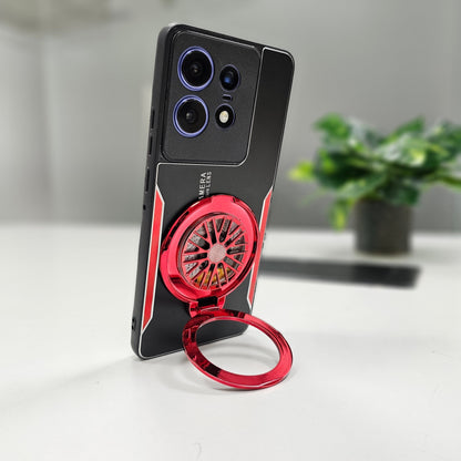 Motorola Edge 50 Pro 5G Best Selling Stress Buster Wheel Aluminium Metal Scratch Resistant Back Case