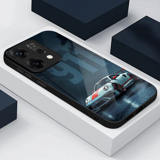 Oppo Reno 14 5G Premium Acrylic Shockproof Glass Back Case (GTR-911)