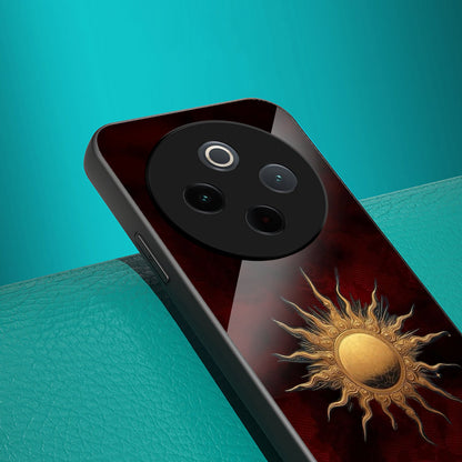 Vivo T4 5G Premium Acrylic Shockproof Glass Back Case (Solar Majesty)