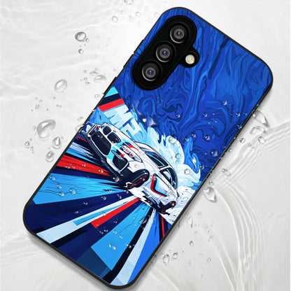 Samsung Galaxy A36 Premium Acrylic Shockproof Glass Back Case (BMW M2)