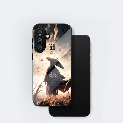Samsung Galaxy A56 Premium Acrylic Shockproof Glass Back Case (Akatsuki cloak)