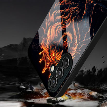 Samsung Galaxy A56 5G Premium Acrylic Shockproof Glass Back Case (King of Cosmos)