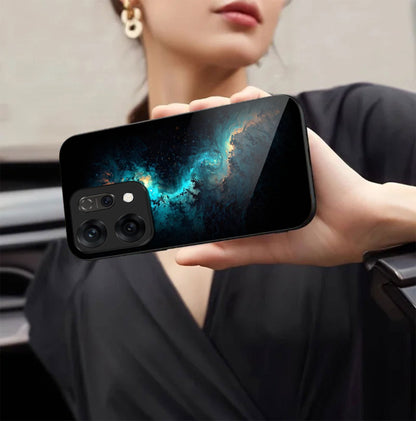 Oppo Reno 14 5G Premium Acrylic Shockproof Glass Back Case (Stellar)