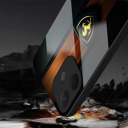 Oppo A5 Pro 5G Premium Acrylic Shockproof Glass Back Case (Royal Roadster)