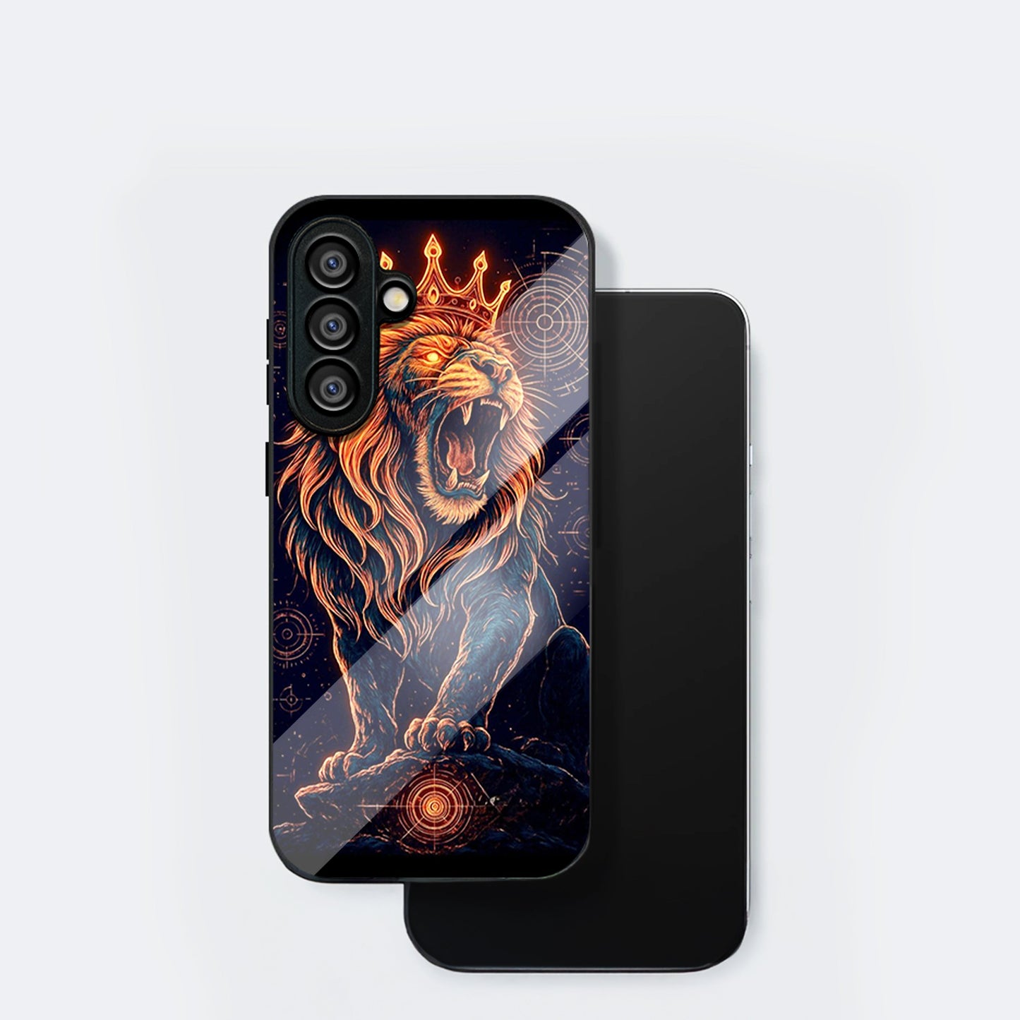Samsung Galaxy A56 5G Premium Acrylic Shockproof Glass Back Case (King of Cosmos)