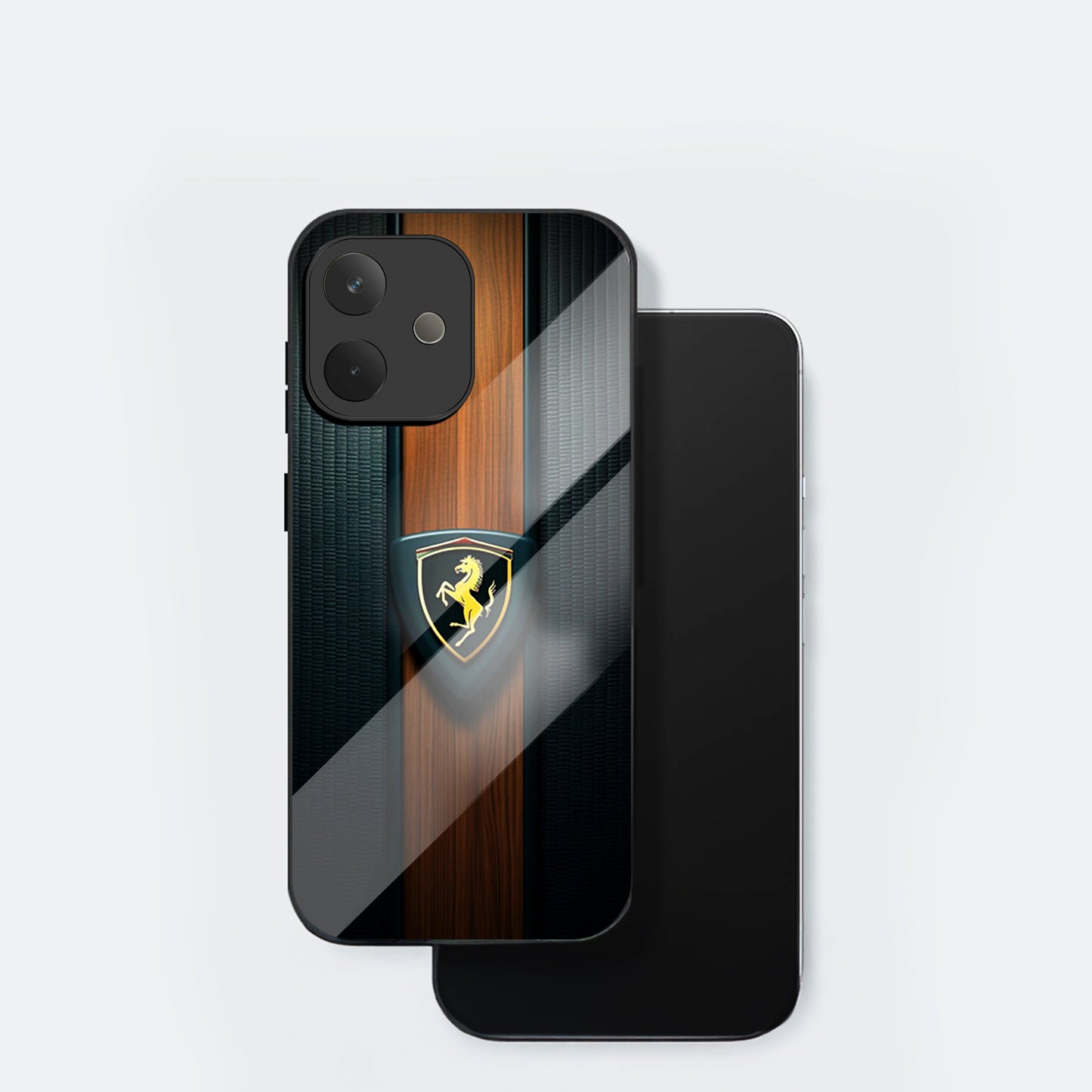 Oppo A5 Pro 5G Premium Acrylic Shockproof Glass Back Case (Royal Roadster)