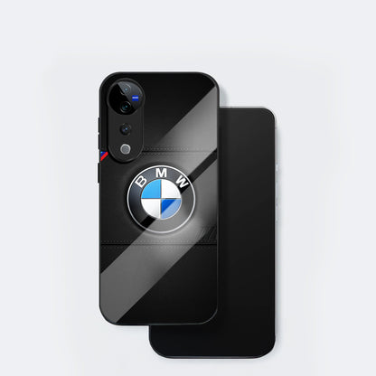 Vivo V40 Pro 5G Premium Acrylic Shockproof Glass Back Case (BMW LOGO)