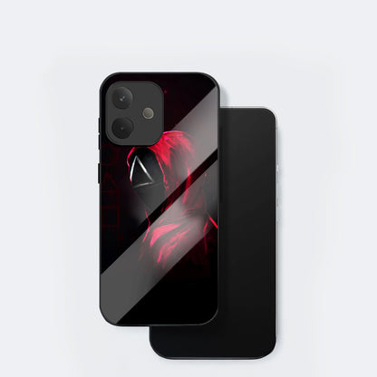 Oppo A5 Pro 5G Premium Acrylic Shockproof Glass Back Case (Triangle Mask)
