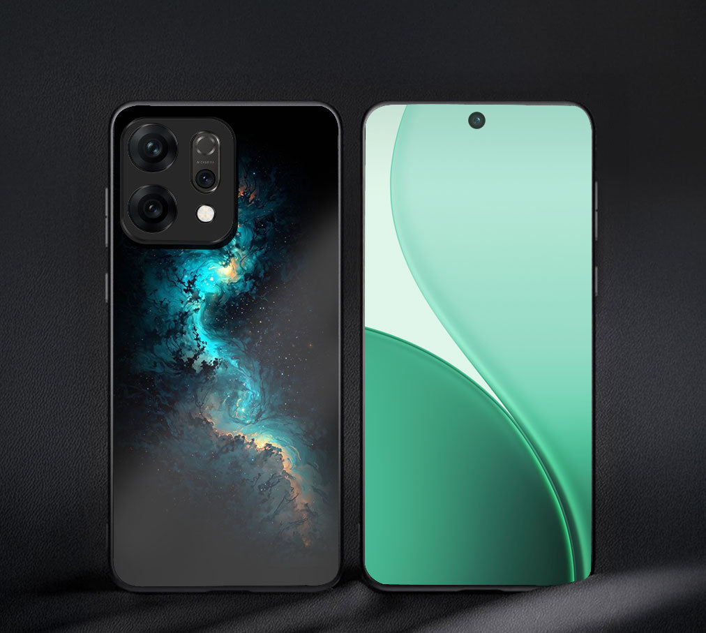 Oppo Reno 14 5G Premium Acrylic Shockproof Glass Back Case (Stellar)