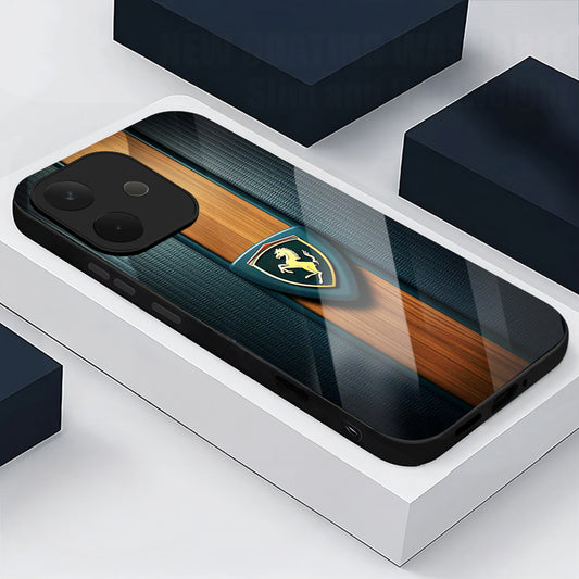 Oppo A5 Pro 5G Premium Acrylic Shockproof Glass Back Case (Royal Roadster)