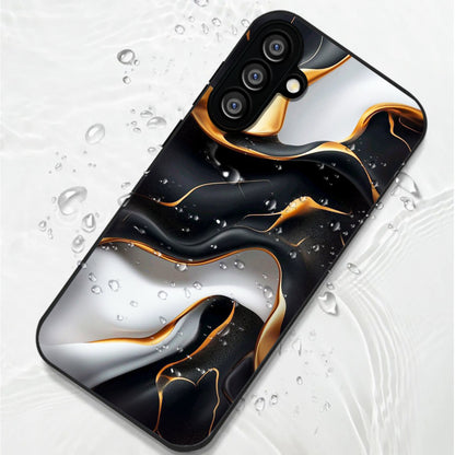 Samsung Galaxy A56 5G Premium Acrylic Shockproof Glass Back Case (Lava Veins)