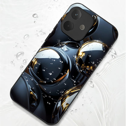 Oppo A5 Pro 5G Premium Acrylic Shockproof Glass Back Case (Mirror Spheres)