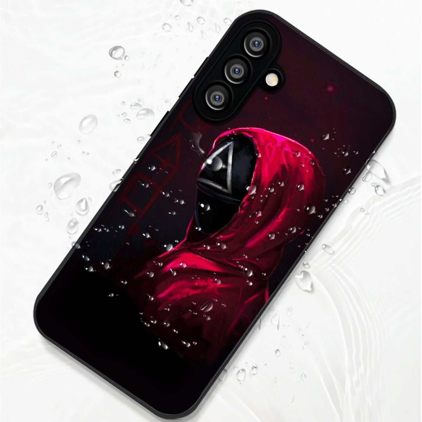 Samsung Galaxy A56 5G Premium Acrylic Shockproof Glass Back Case (Triangle Mask)