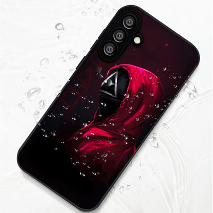 Samsung Galaxy A56 5G Premium Acrylic Shockproof Glass Back Case (Triangle Mask)