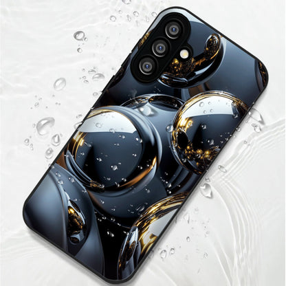 Samsung Galaxy A56 5G Premium Acrylic Shockproof Glass Back Case (Mirror Spheres)