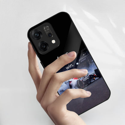 Oppo Reno 14 5G Premium Acrylic Shockproof Glass Back Case (Racing Case)