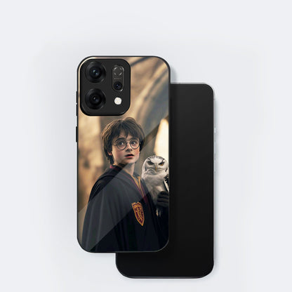 Oppo Reno 14 5G Premium Acrylic Shockproof Glass Back Case (Harry)