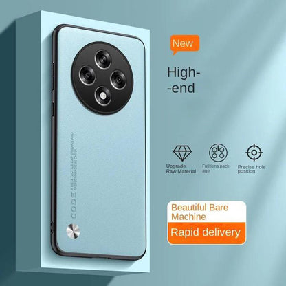 Oppo F27 Pro+ 5G Soft Vegan Leather Grain Protective Back Case